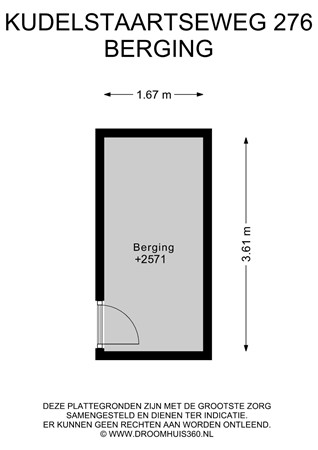 Floorplan - Kudelstaartseweg 276, 1433 GR Kudelstaart